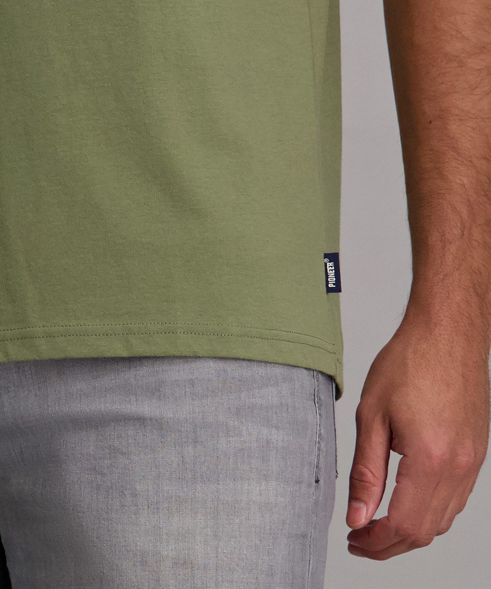 Pioneer Authentic Jeans T-Shirt mit Logo Print