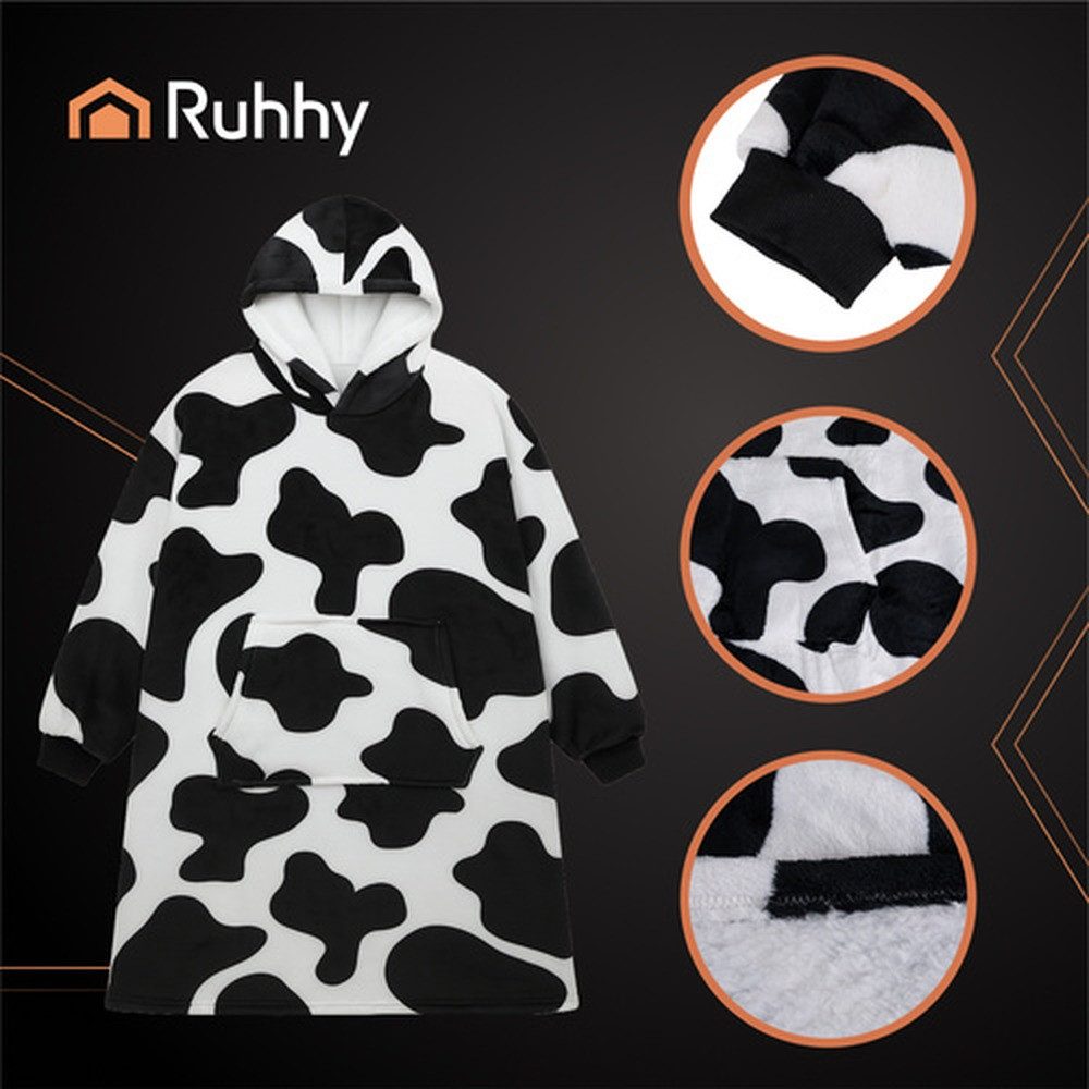 Krabbeldecke Deckenpullover XXL-Sweatshirt, Ruhhy, kuscheliges Innenmaterial sorgt für Geborgenheit & Komfort