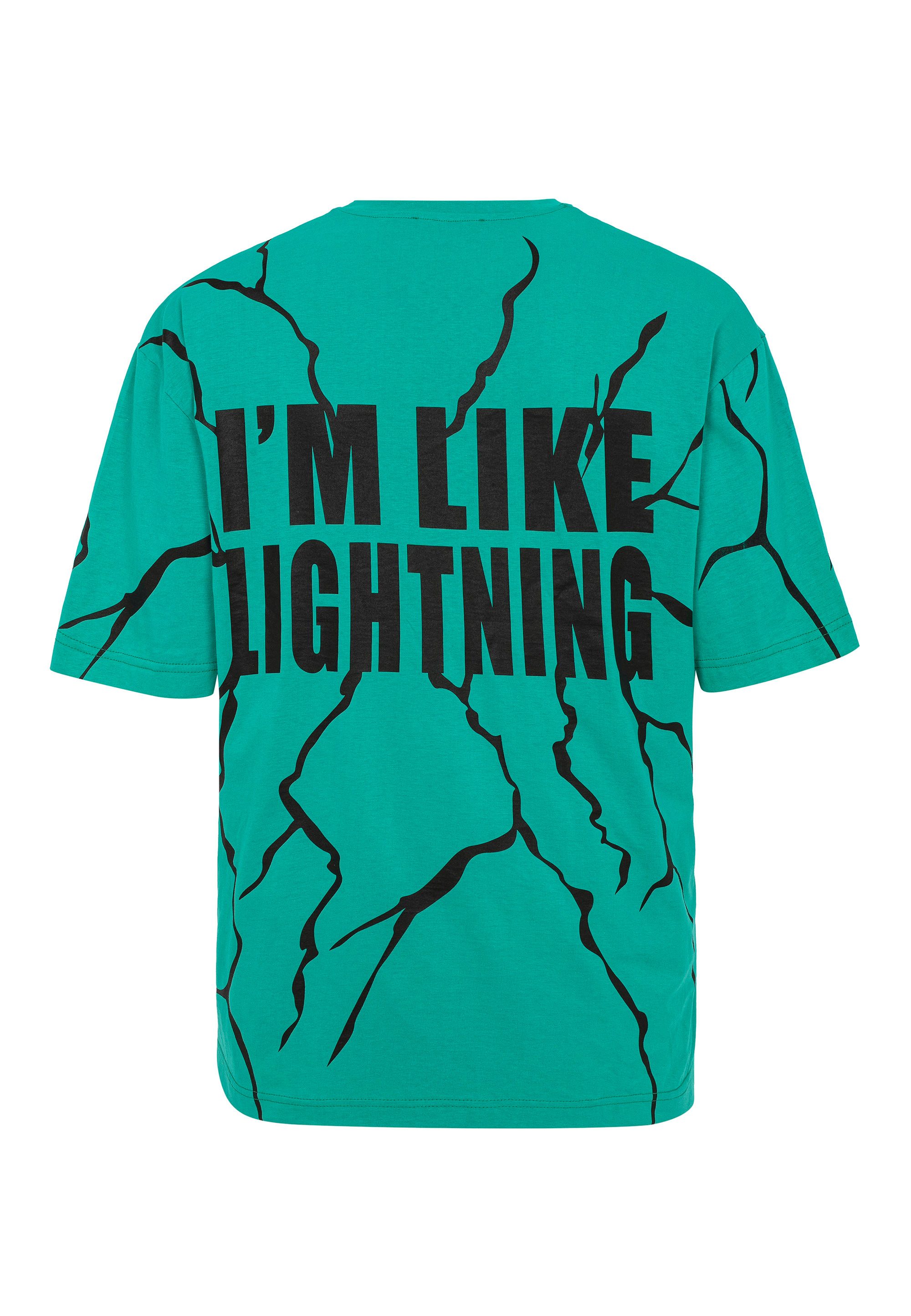 RedBridge T-Shirt mit Smiley-Print Trendiges Oversize Streetwear-Shirt