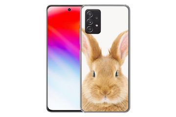 MuchoWow Handyhülle Kinder - Kaninchen - Kind - Mädchen - Jungen, Phone Case, Handyhülle Samsung Galaxy A53, Silikon, Schutzhülle