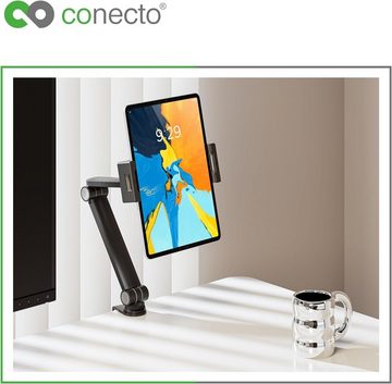 conecto conecto Tablet-Tisch-Halterung, 360° drehbar, 4.7" bis 12.9" Tablets, Tablet-Halterung