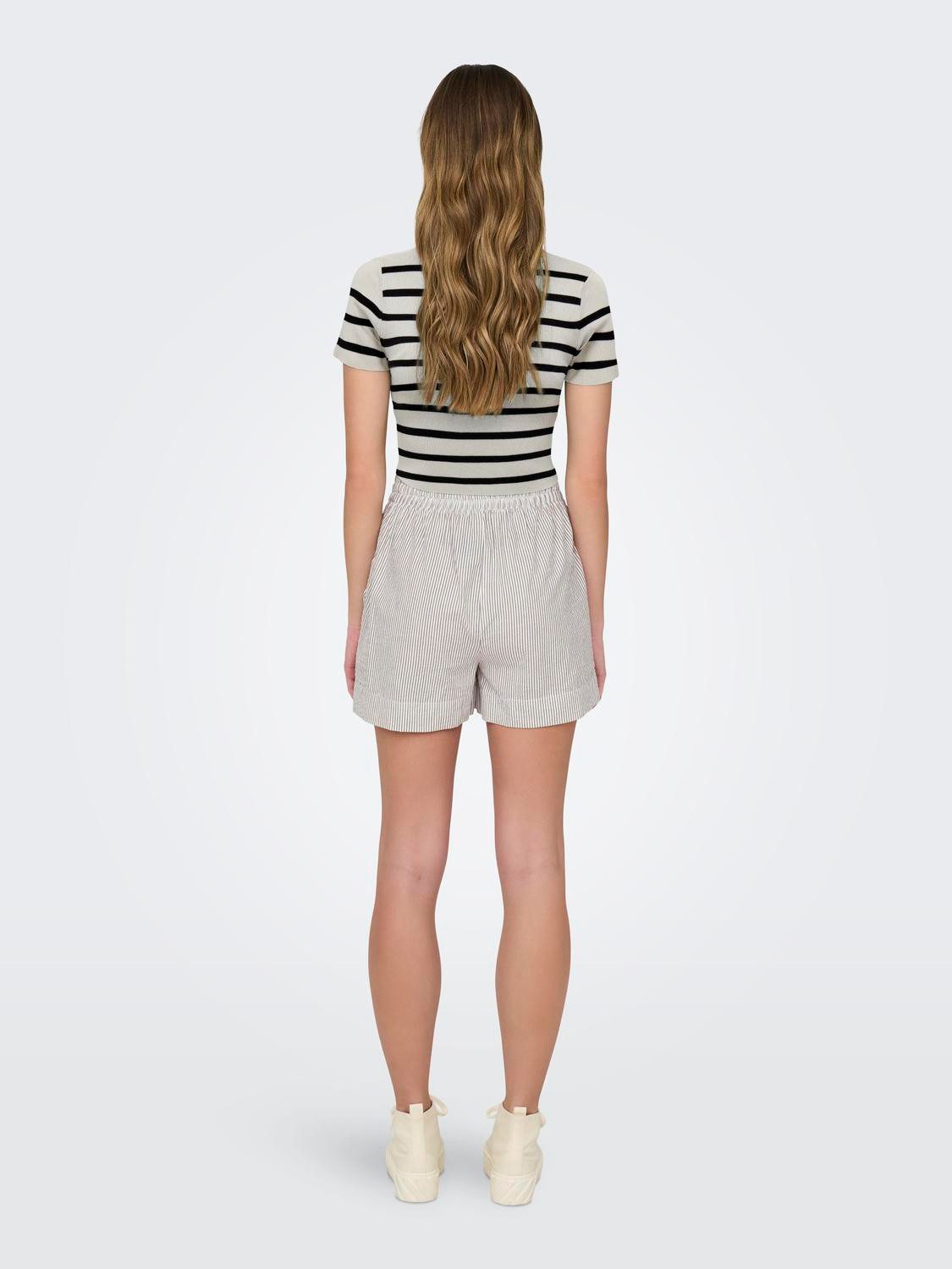 JACQUELINE de YONG T-Shirt für JDYCIRKELINE S/S CROP TOP KNT