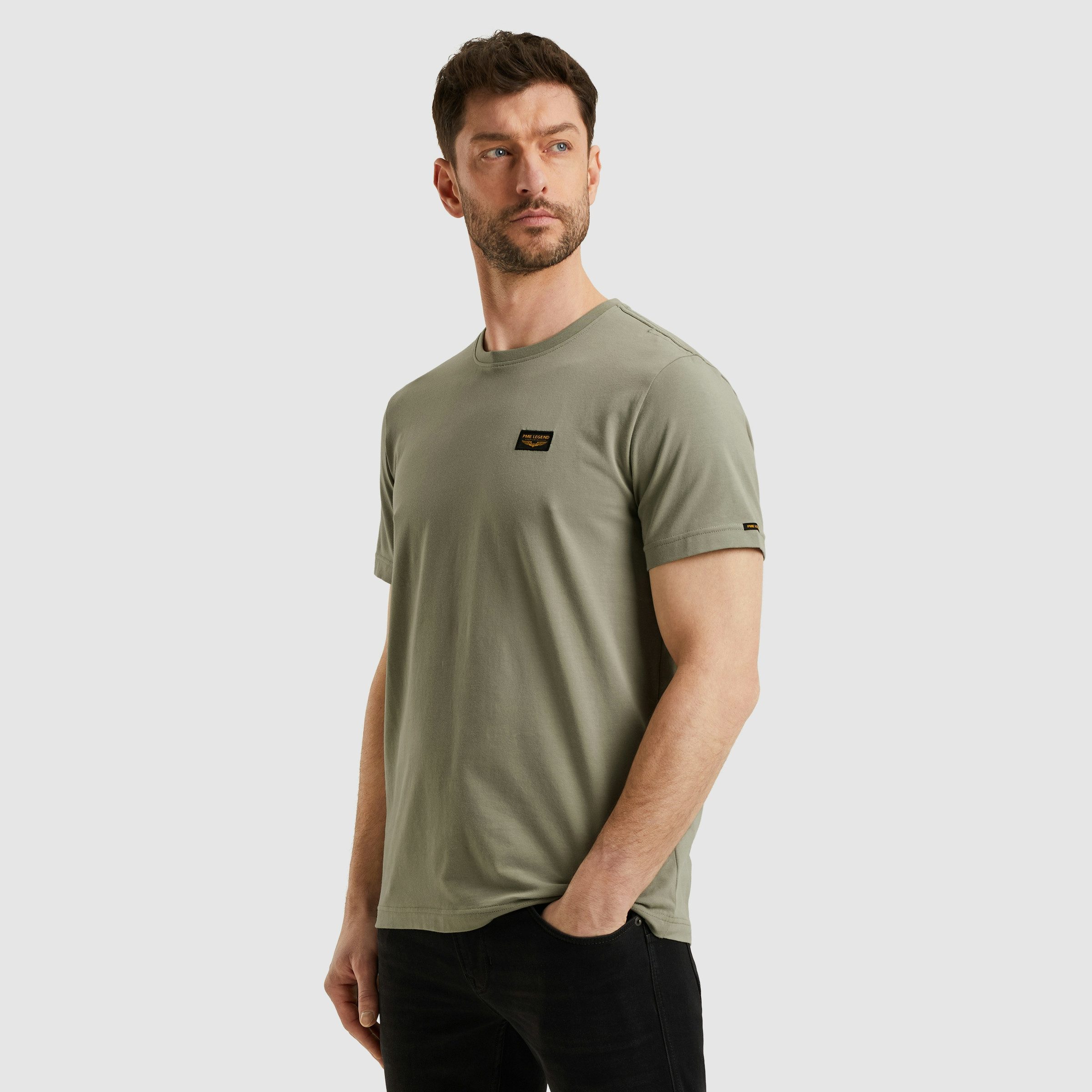 PME Legend Herren Rundhals T-Shirt GUYVER - Regular Fit günstig online kaufen
