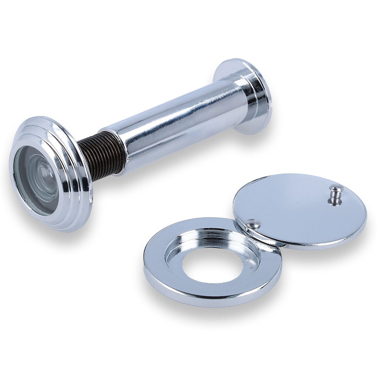 MS Beschläge Türspion Feuerschutz Türblick Türspion Türgucker Glaslinse, Türstärke 55-80 mm
