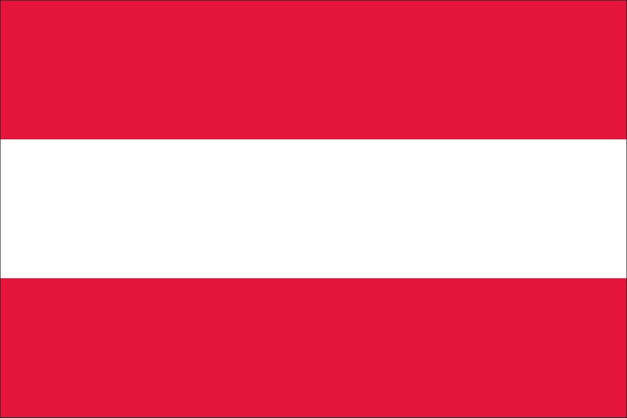 Österreich Flagge flaggenmeer g/m² Querformat 120