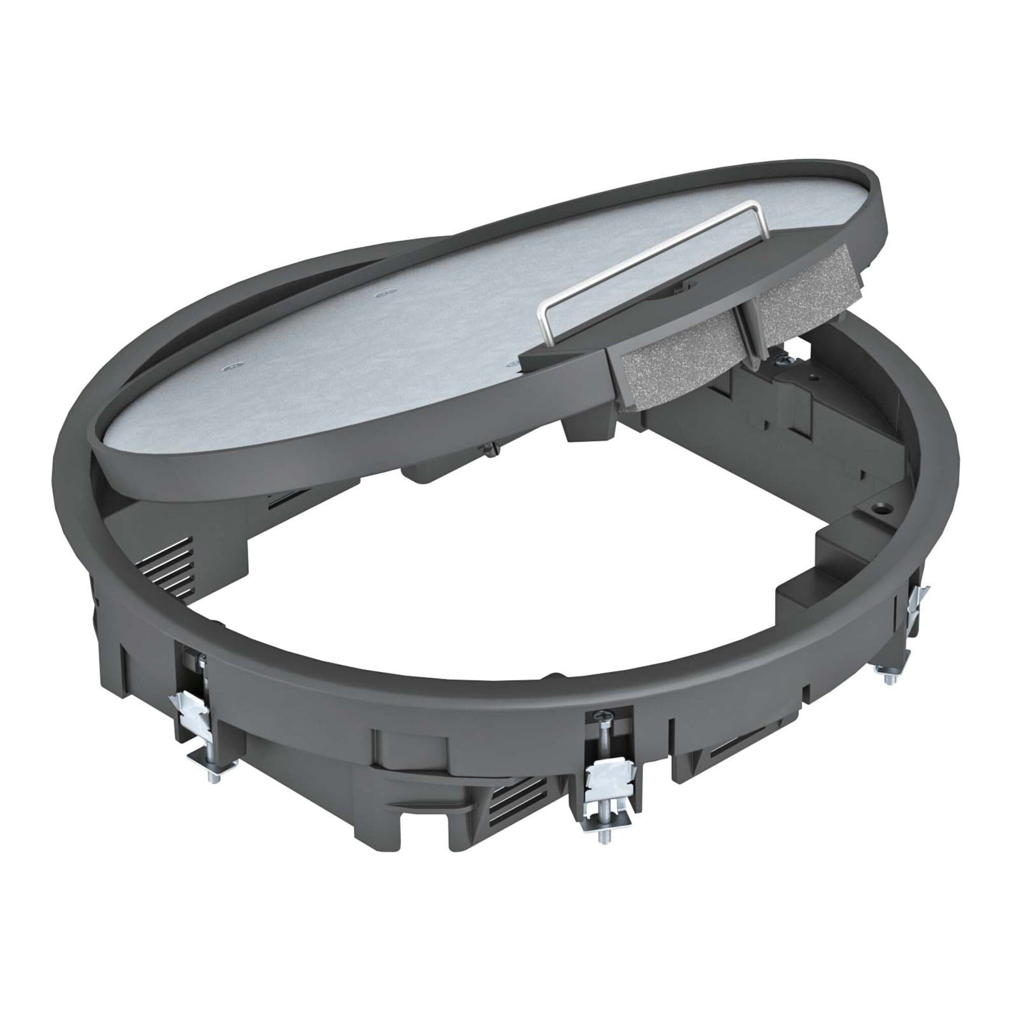 OBO BETTERMANN OBO Bettermann Vertr Geräteeinsatz Universalmontage, PA GESR7 10U 9011 Installationskabel