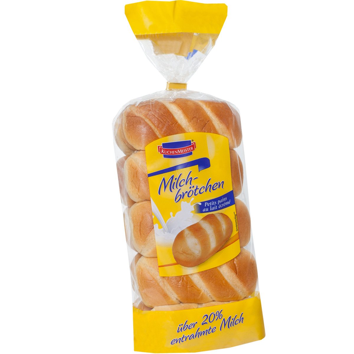 KuchenMeister Kuchen, KuchenMeister Milchbrötchen lecker softe Backware aus Magermilch 400g