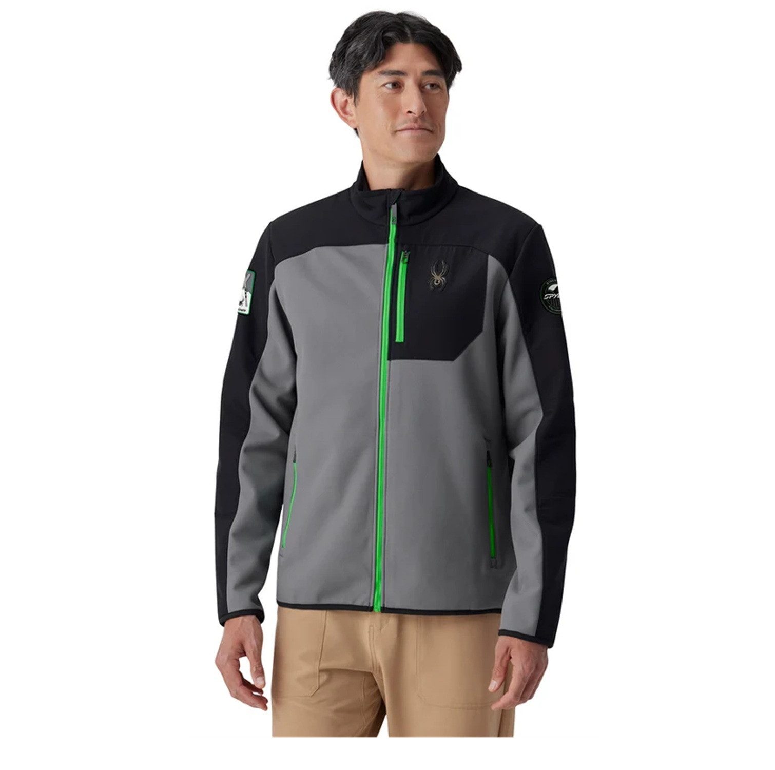 Spyder Fleecejacke Spyder Web Full Zip Shellfleece Jacket Herren Fleece Jacke 38A483630 B