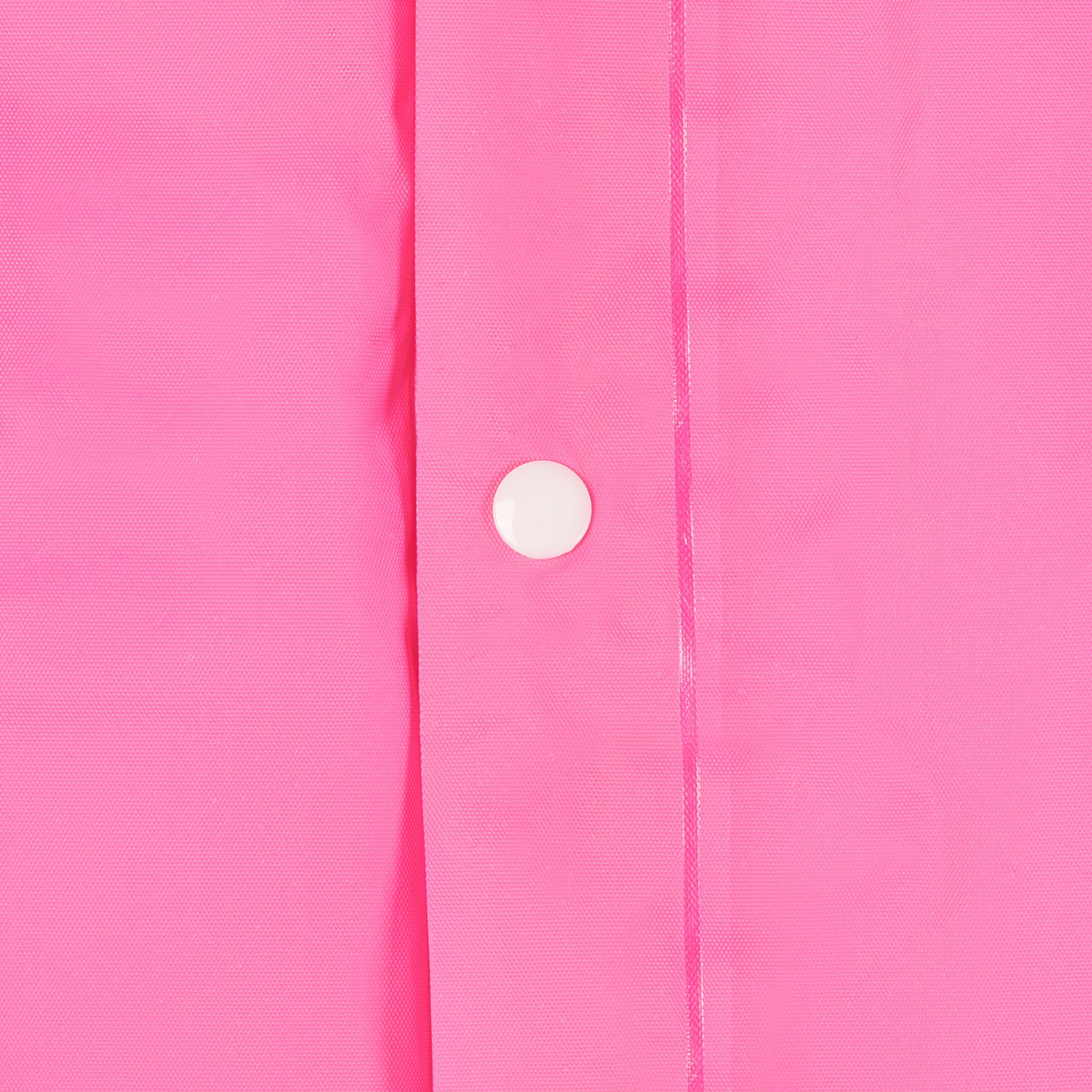 Regenponcho Weiß relaxdays im Pink Set Pink 2er Regenmantel