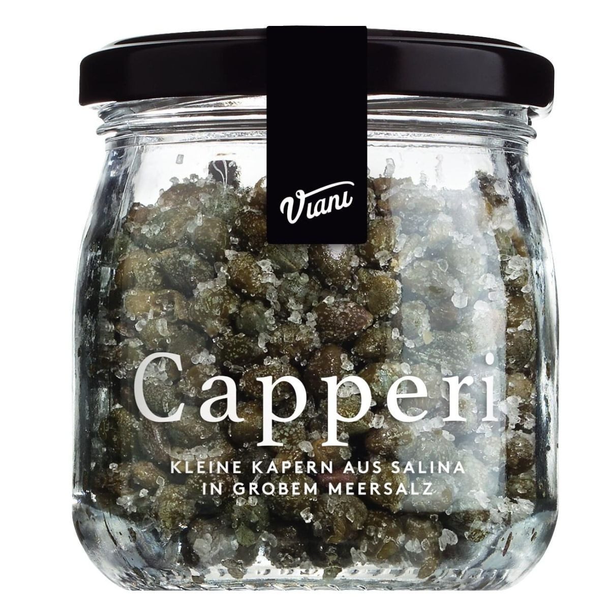Viani Gemüsekonserve Viani Capperi – Kleine Kapern aus Salina in Meersalz 120 g, 120 g