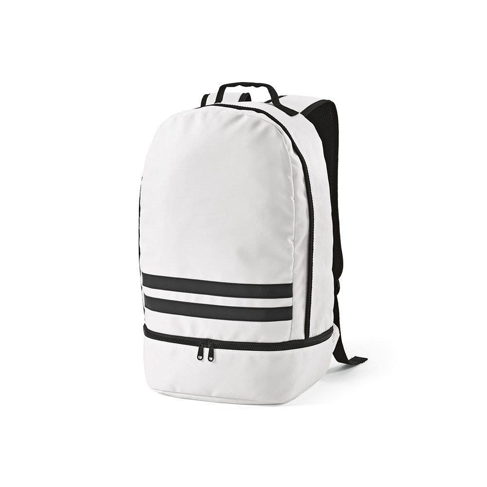 CABBEL Rucksack Rucksack 25L nachhaltig rPET recycelt 0,42 kg leicht 48x30x21 cm (Rucksack, 1-tlg., Einzelartikel), Weiß, rPET-Material, 69% recycelt, 25 Liter, 0,42 kg, 48x30x21 cm