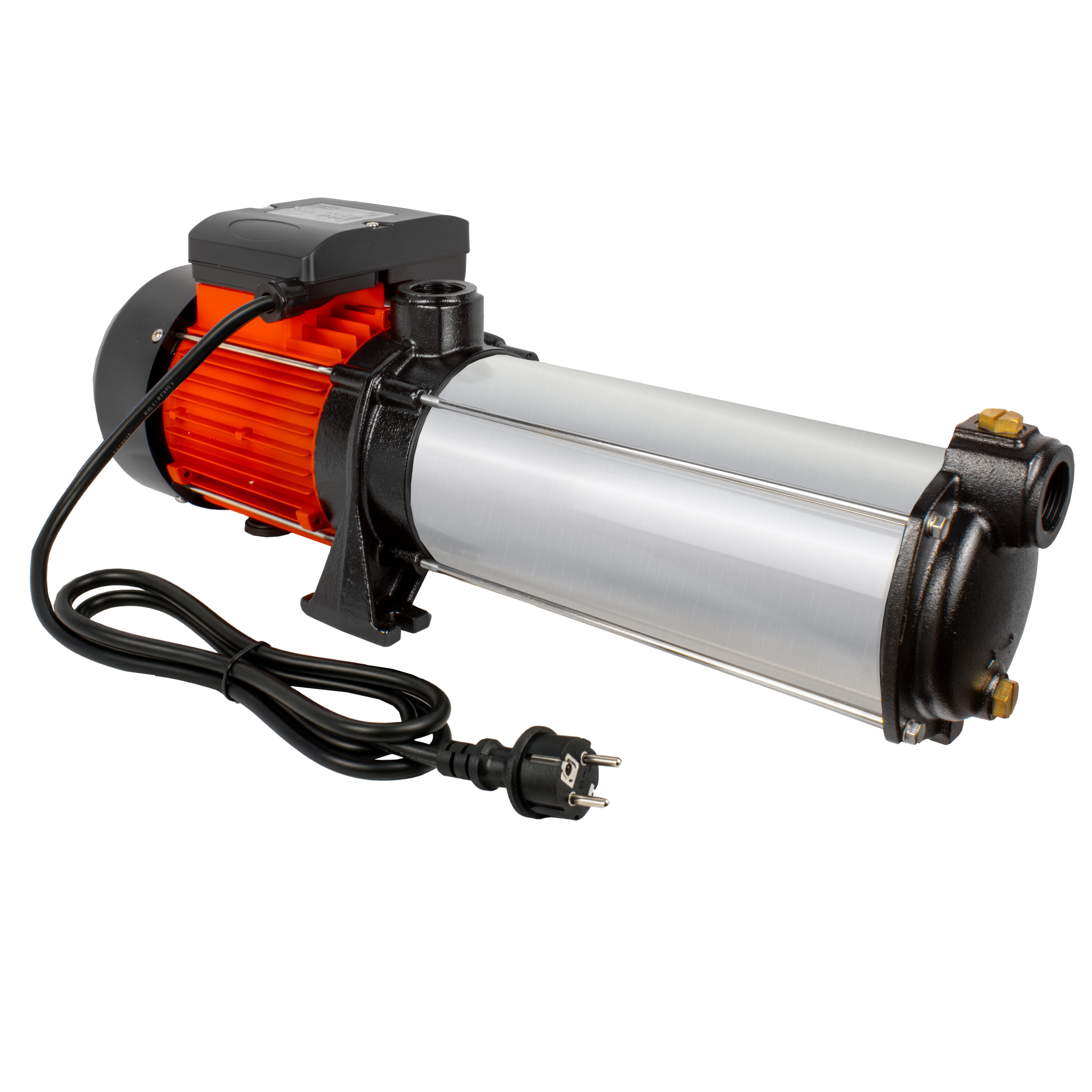 Grafner Wasserpumpe Kreiselpumpe Edelstahl Pumpe 2200 Watt 5400L/h, 5400L/h Fördermenge