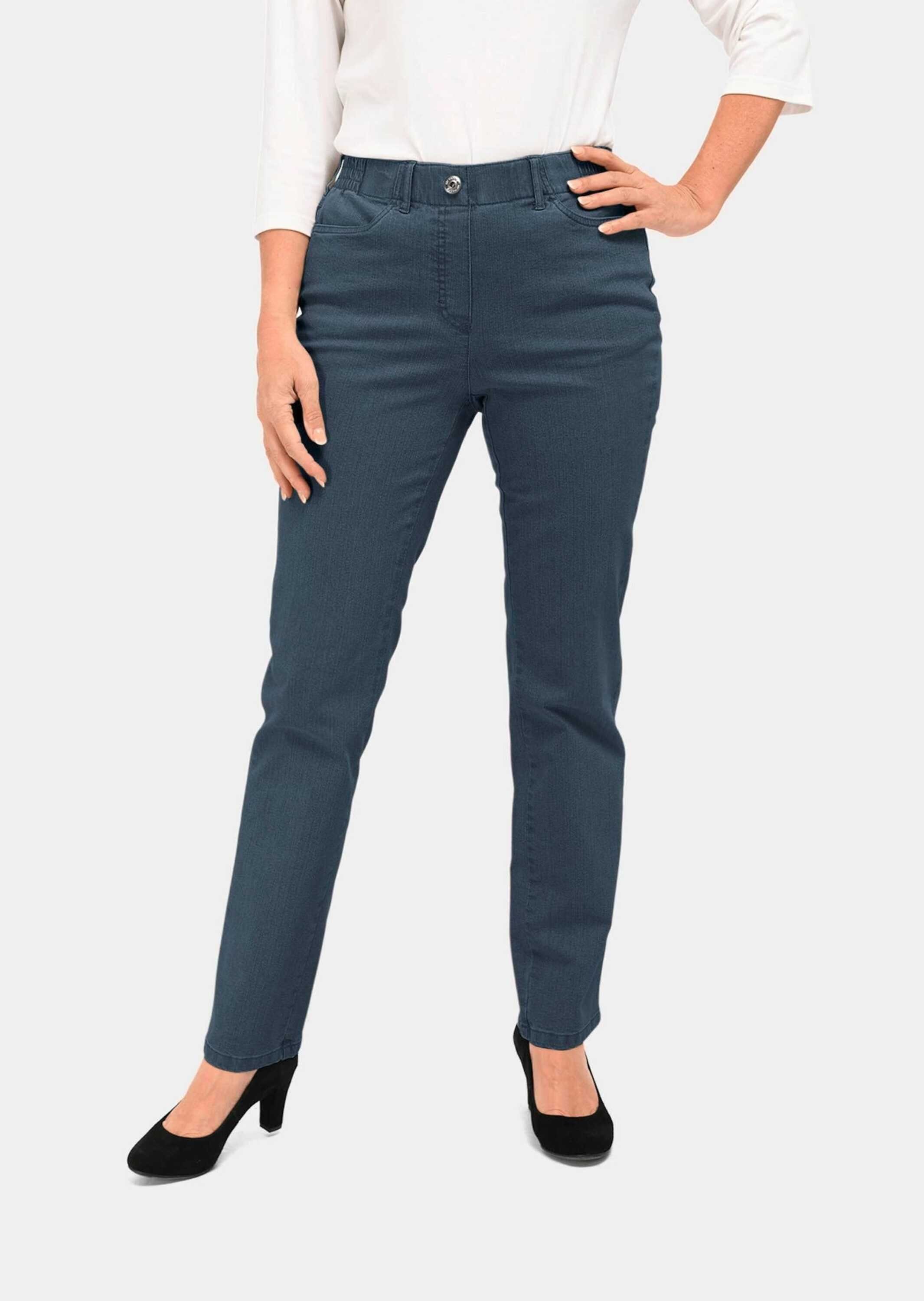 Bequeme Jeans Bequeme Jeansschlupfhose mit Dehnbund