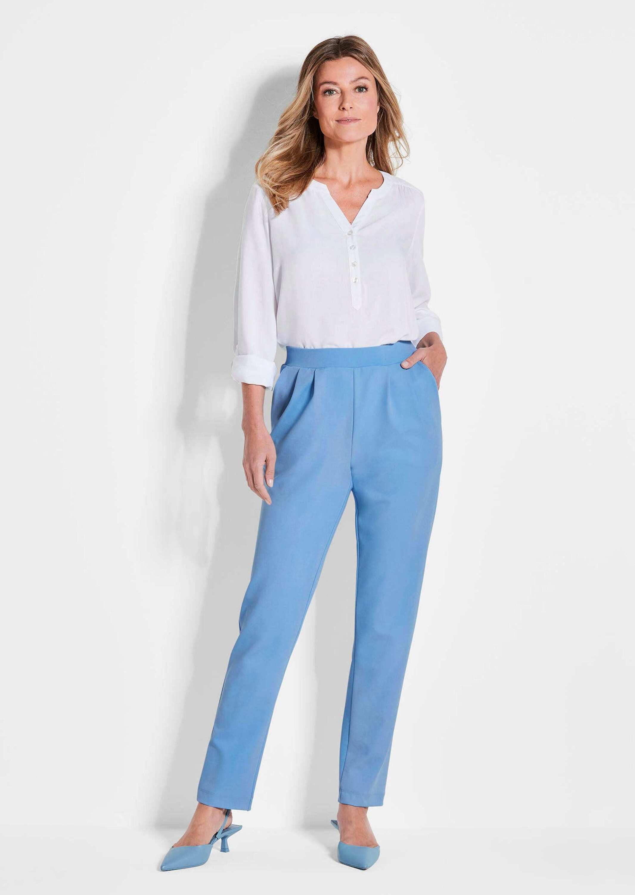 GOLDNER Schlupfhose Knitterarme Hose SARA in günstig online kaufen