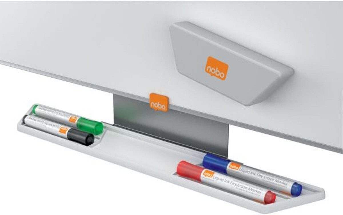 NOBO Whiteboard Marker Glastafel Marker Rundspitze VE=4 Stück sortiert