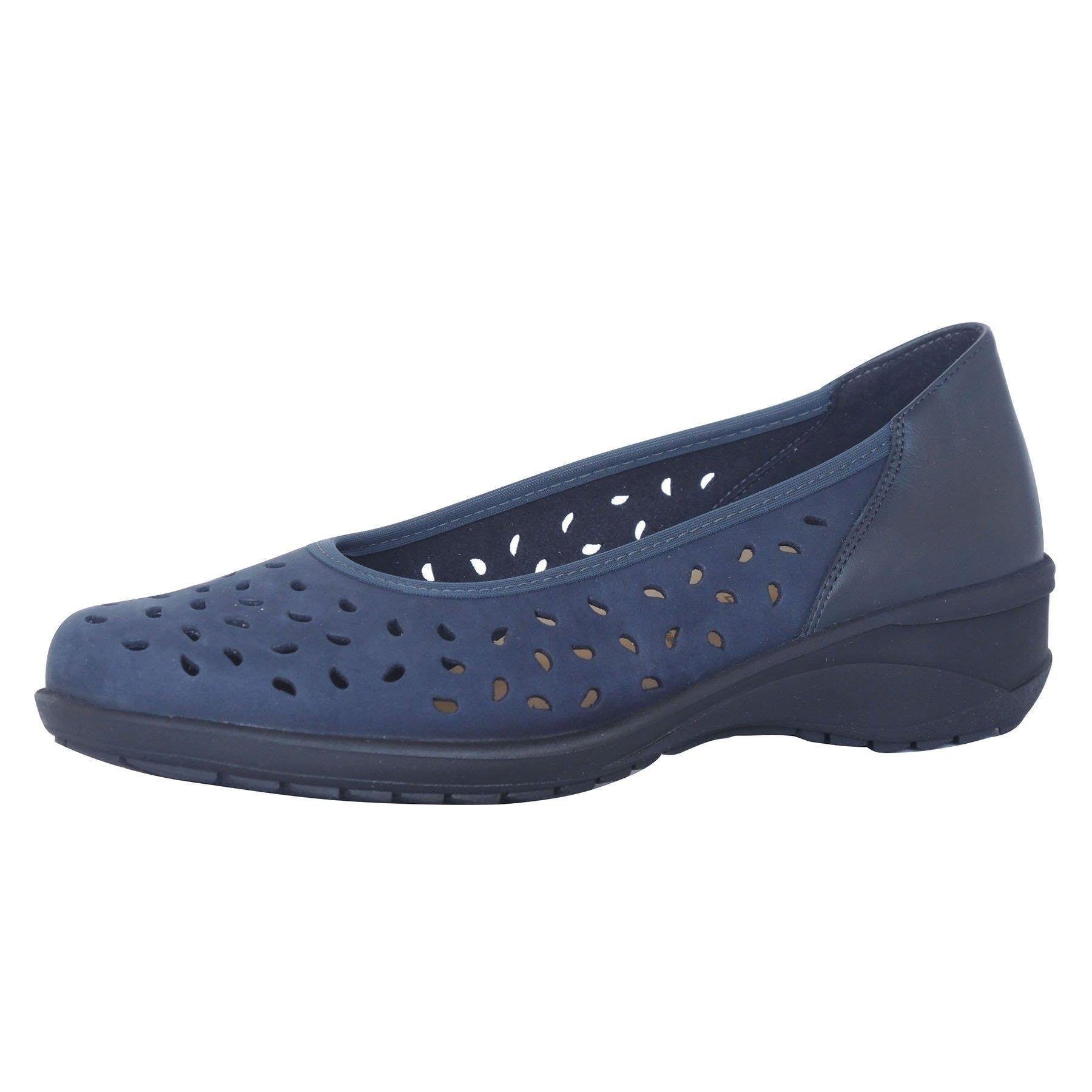 Solidus Erwachsene Solidus Karo Slipper Leder Sneaker Ballerinas