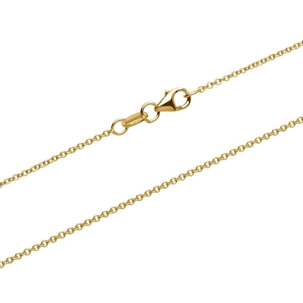 Unique Goldkette Ankerkette aus 375er Go...