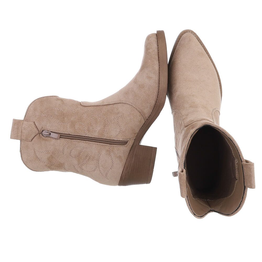 Ital-Design Elegante Cowboy-Stiefel aus Kunstleder mit günstig online kaufen