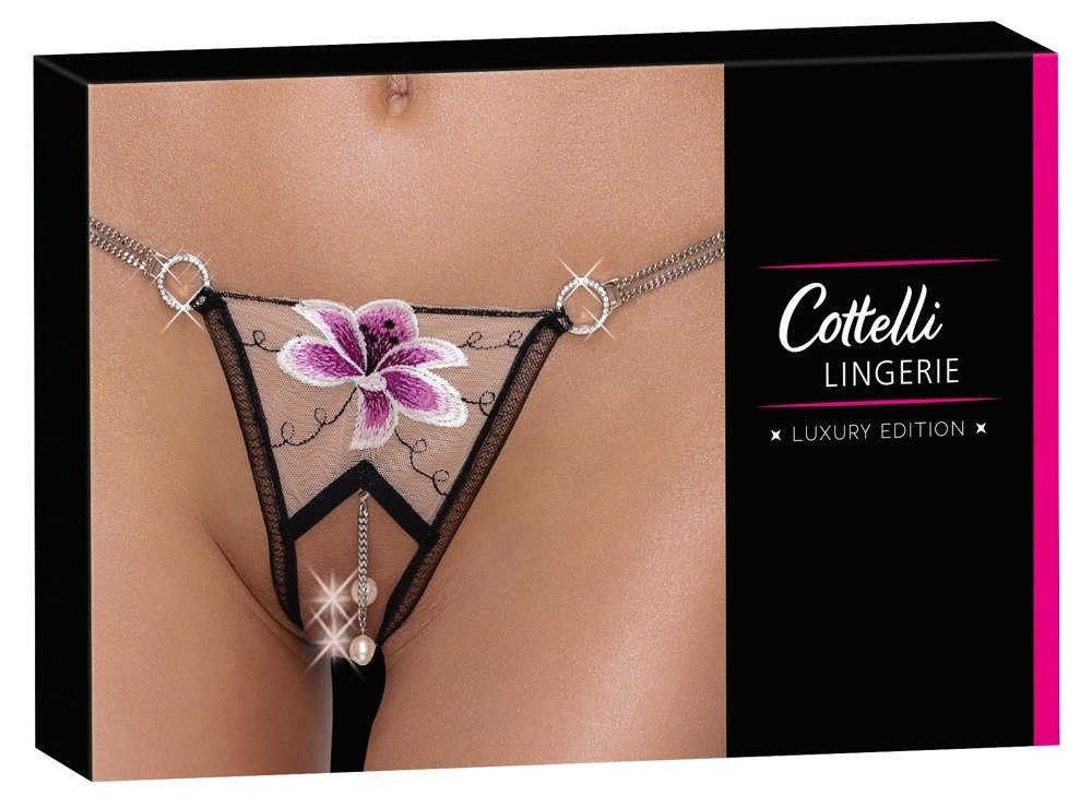 Slip-Ouvert Cottelli LINGERIE - Riostring ouvert - (M-L,S-M)