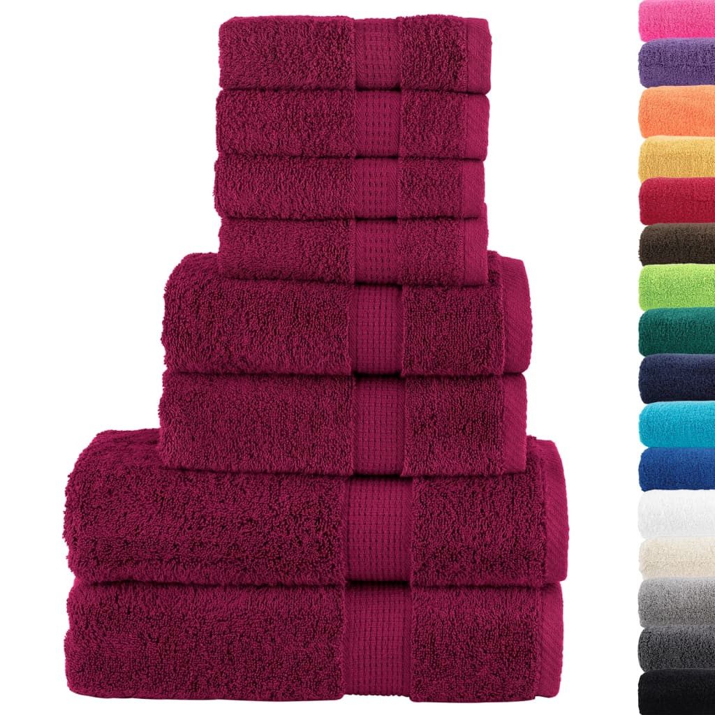 vidaXL Handtuch 8 tlg. Premium-Handtuch-Set SOLUND günstig online kaufen