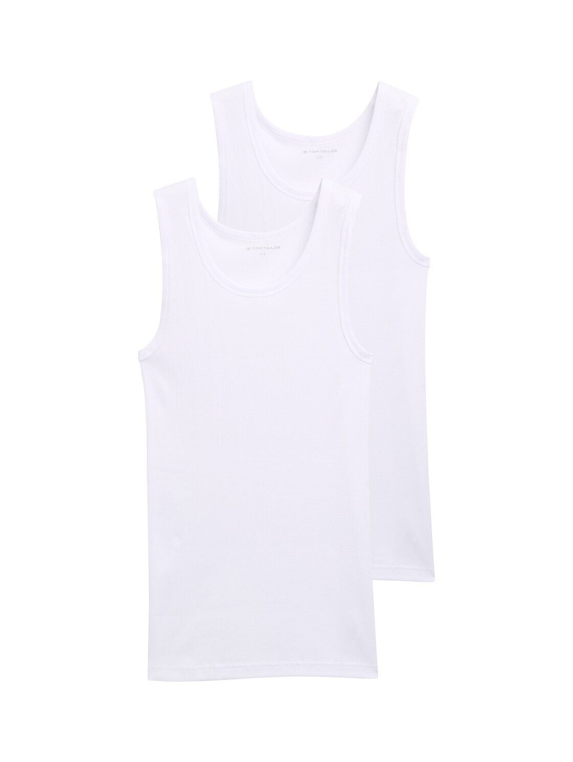 TOM TAILOR Unterhemd Tanktops mit Rippstruktur günstig online kaufen