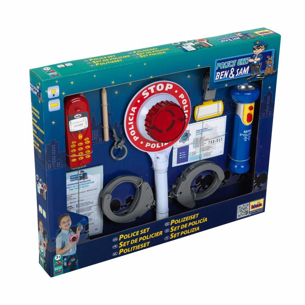 Theo Klein Spielzeug-Polizei Einsatzset Police Unit Ben & Sam 9-tlg.