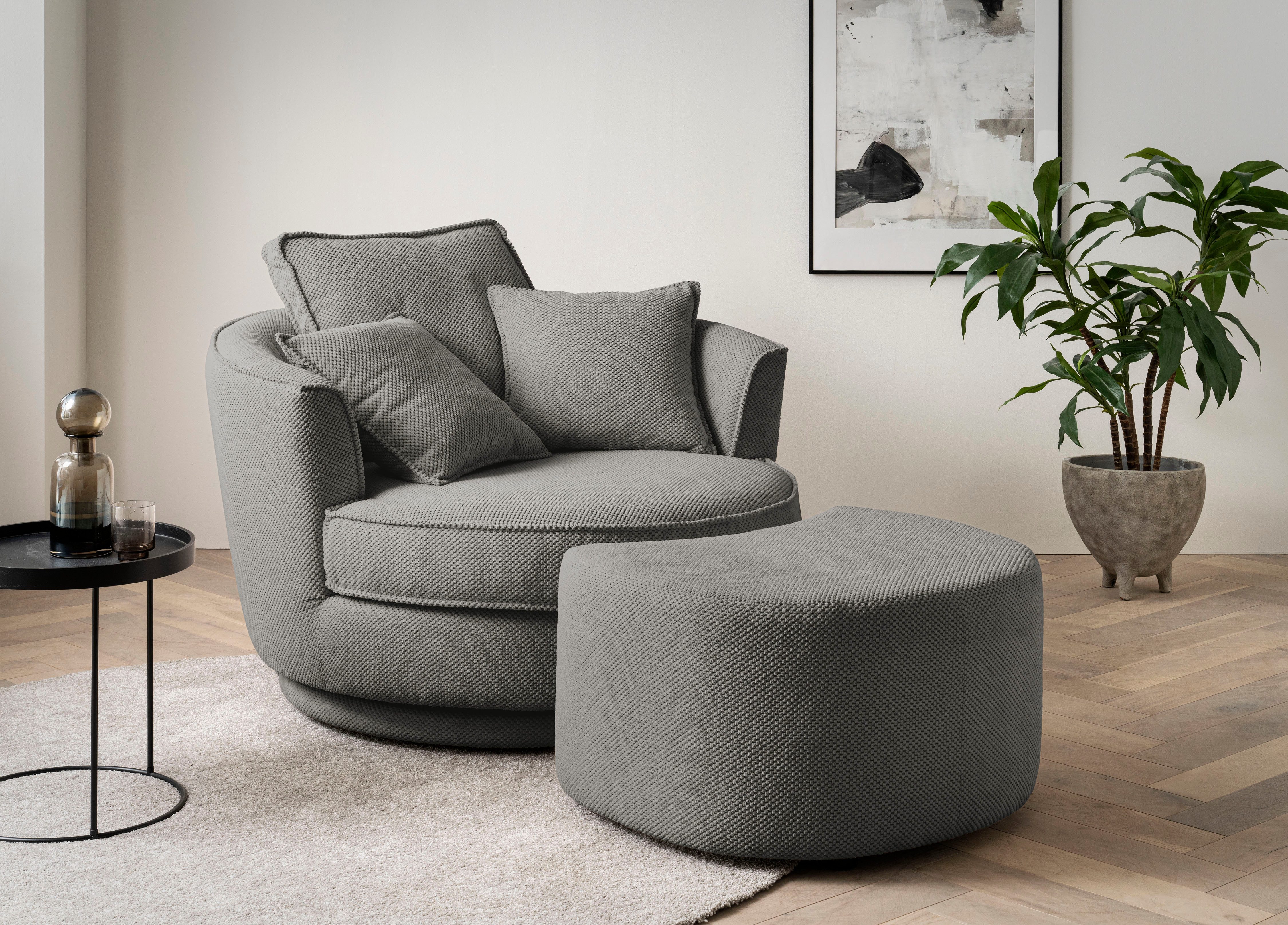 Home affaire Drehsessel MAISIE, Love Seat XXL Lese-Sessel, Big-Sessel mit H günstig online kaufen