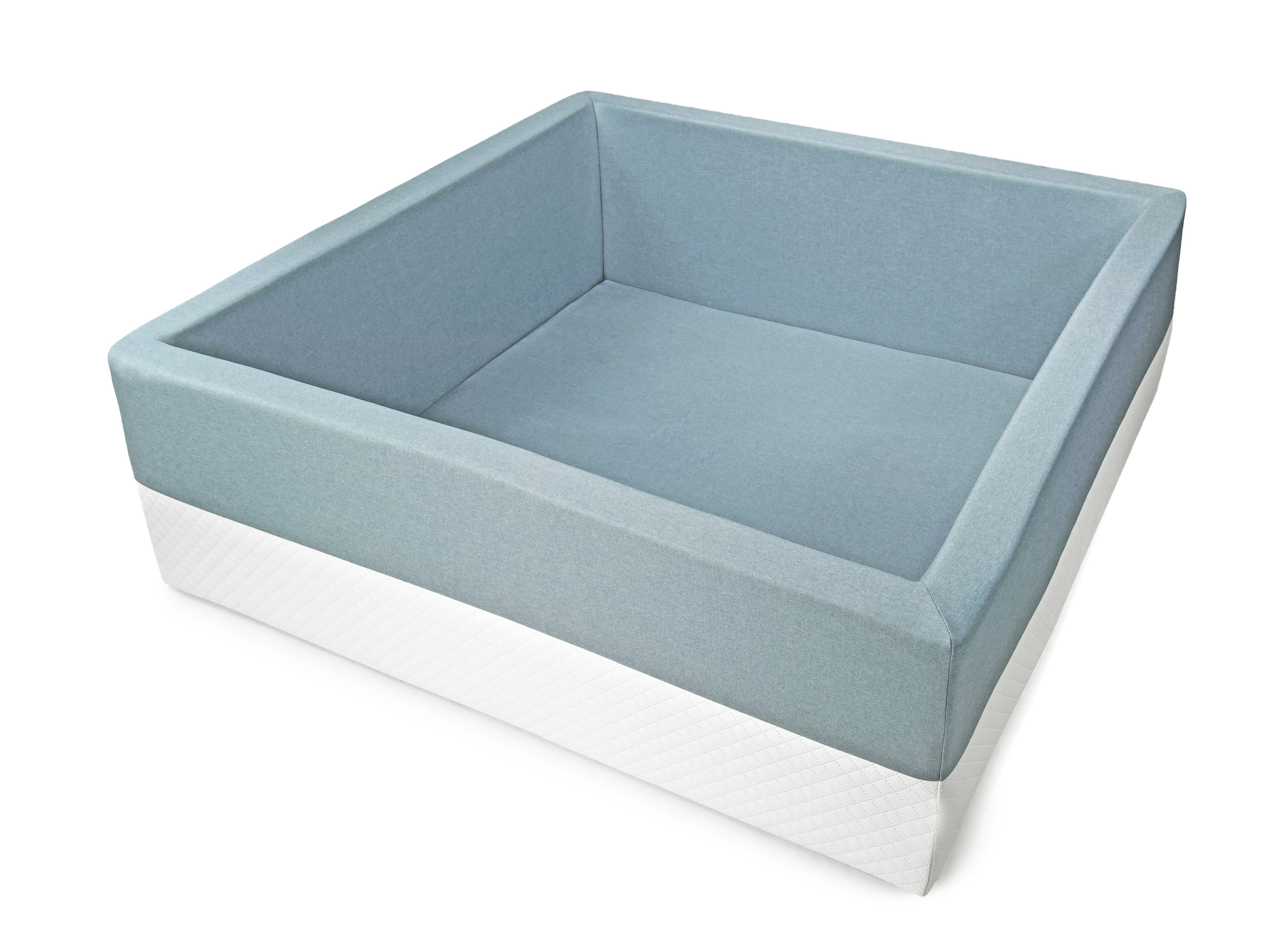 Rainbow Kids Мячиbad XXL Luxus Мячиbad Мячиpool Spielbecken 120x120x40 ohne Мячи, Made in Europe