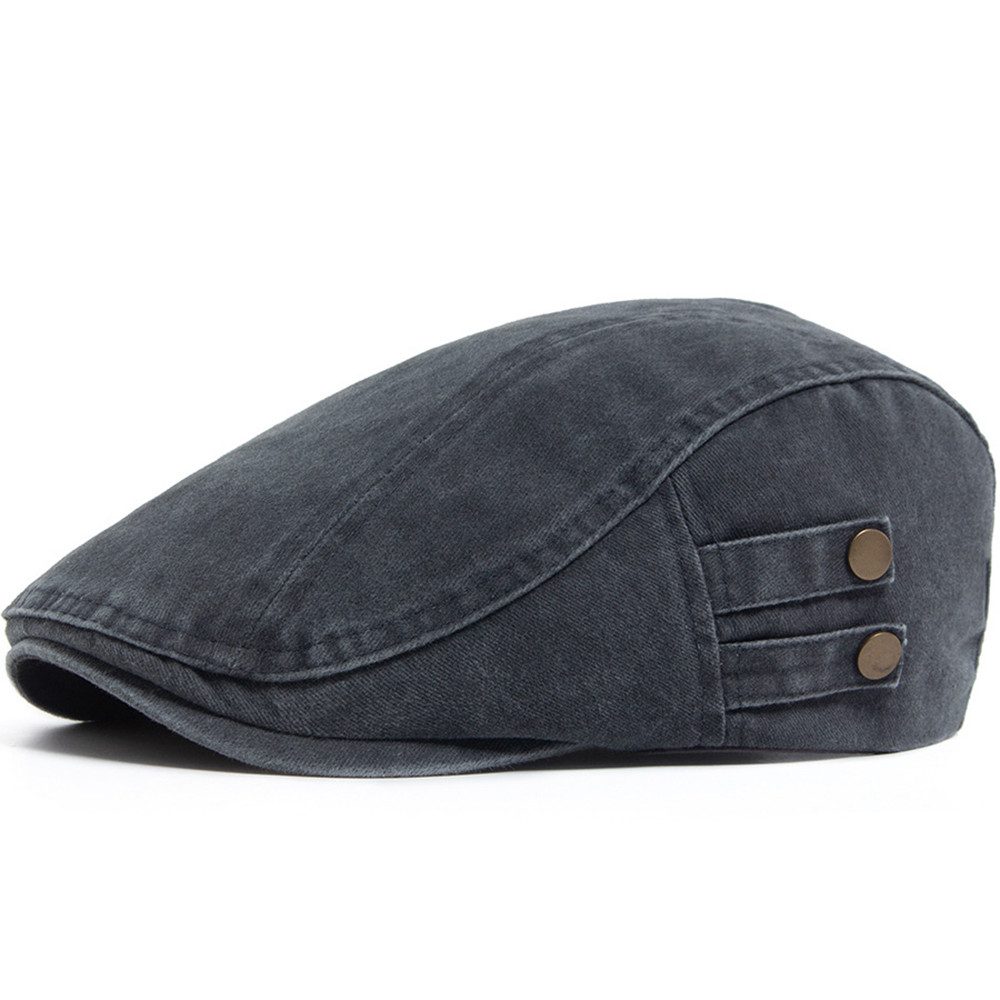 Bwecuy Flat Cap Herren Flatcap Schirmmütze Driving Cabbie Jagd Flatcap Newsboy Cap Vintage Baskenmütze Fahrer Mütze