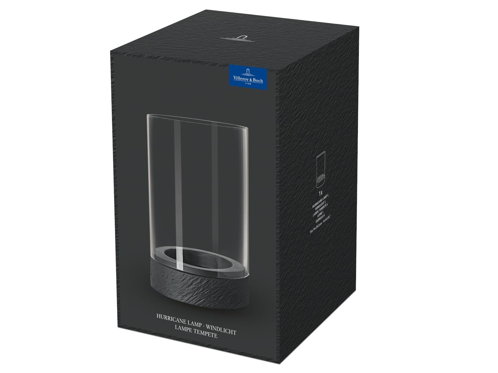 Villeroy & Boch Windlicht Manufacture Rock Home Windlicht L 26,9 cm günstig online kaufen