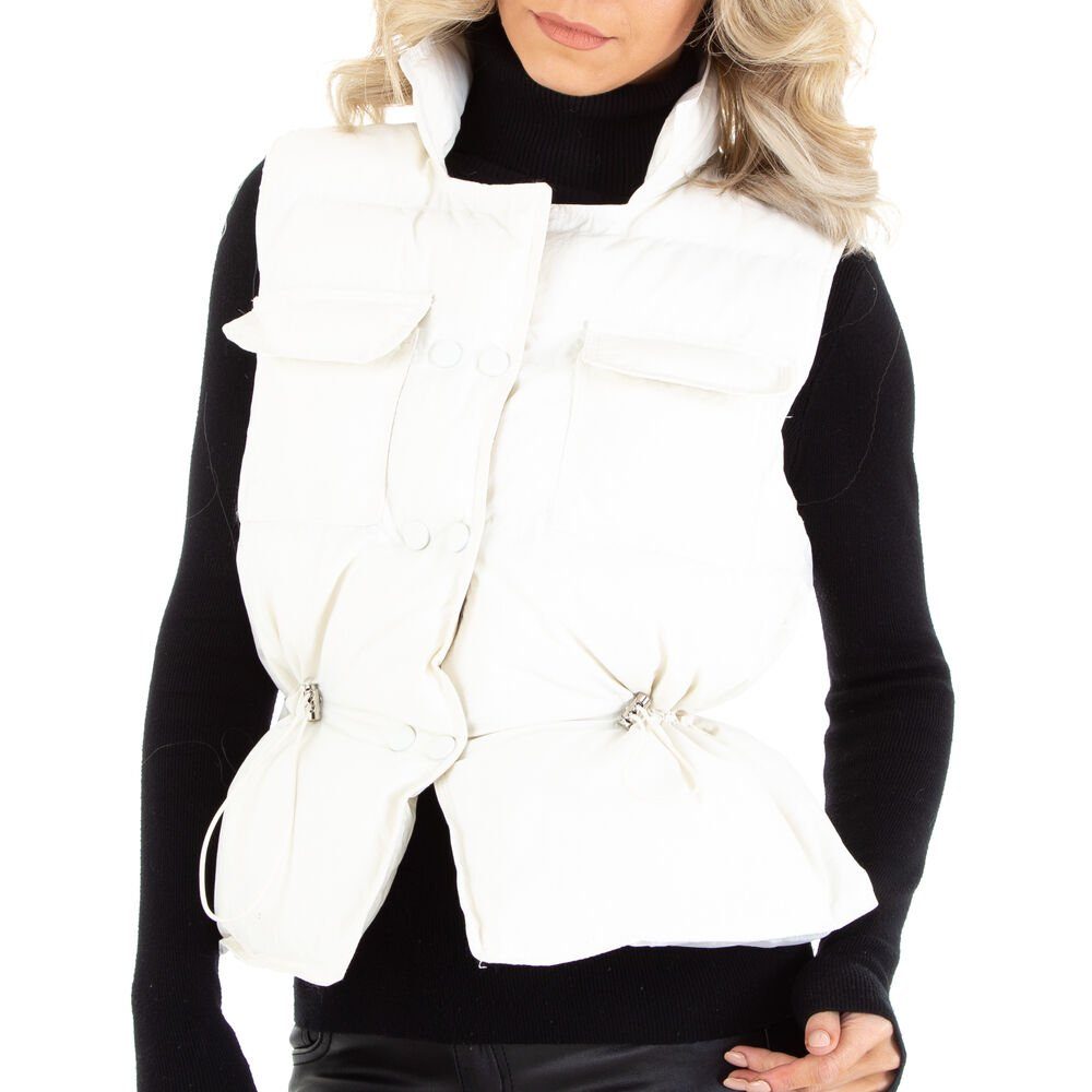 Ital-Design Steppjacke »Damen Freizeit« Leicht gefüttert Jacke in Weiß  online kaufen | OTTO