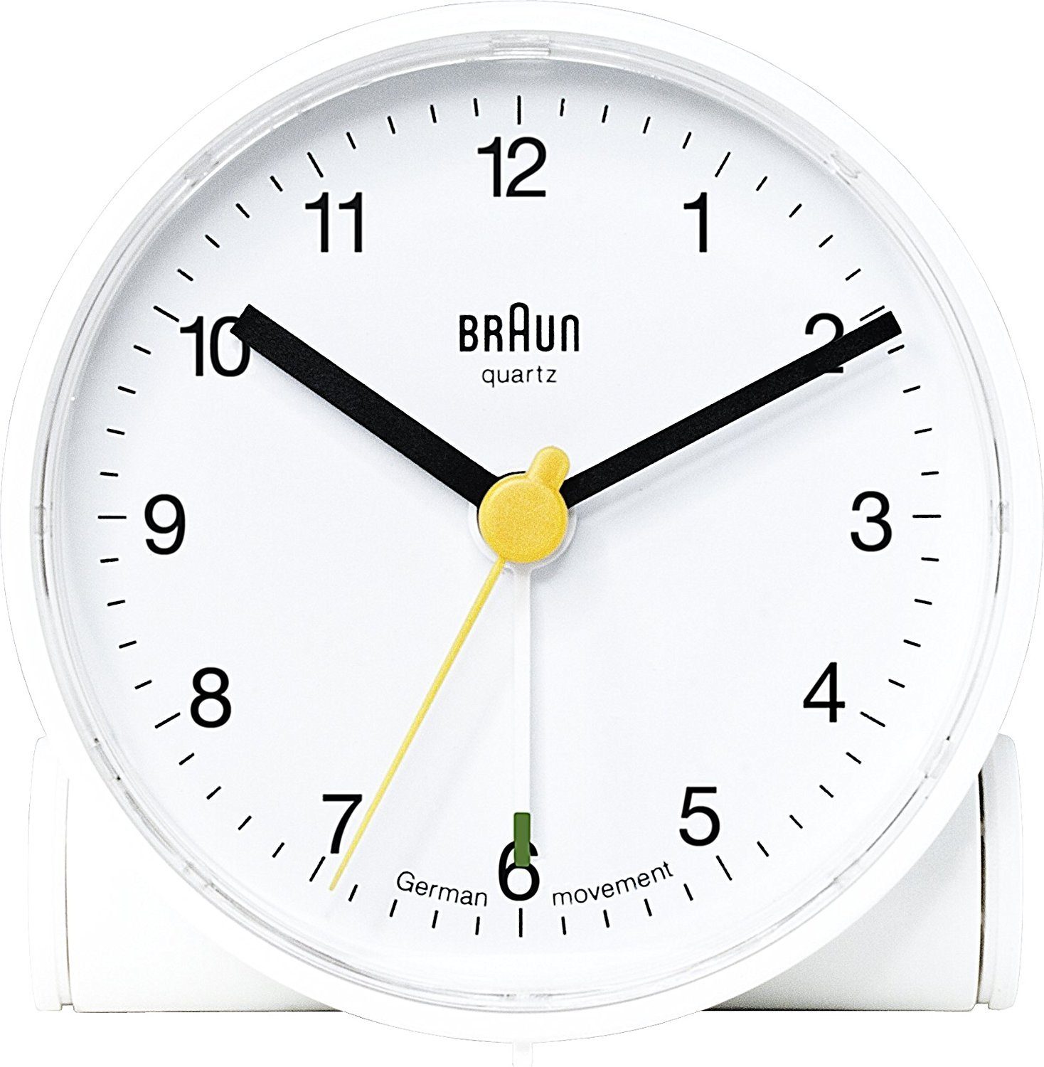 Braun Wecker BNC001 Quarzwecker analog weiß günstig online kaufen