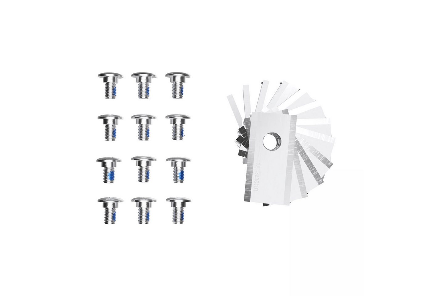 Thumbnail - Grizzly Tools Mährobotermesser Ersatzmesser-Set für Parkside Akku Mähroboter PAMR 500 A1 (12-St., Set), Für Parkside Mäh...
