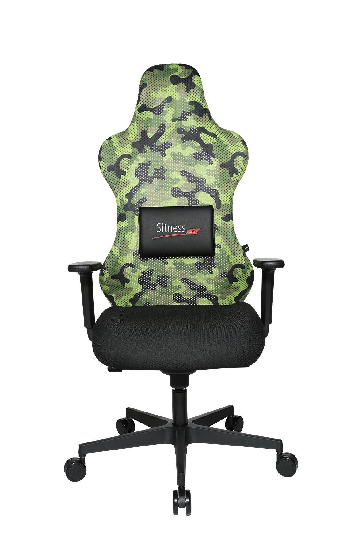 TOPSTAR Gaming-Stuhl Bürostuhl Drehstuhl Sitness RS Sport, Camouflage Grün von Top Star