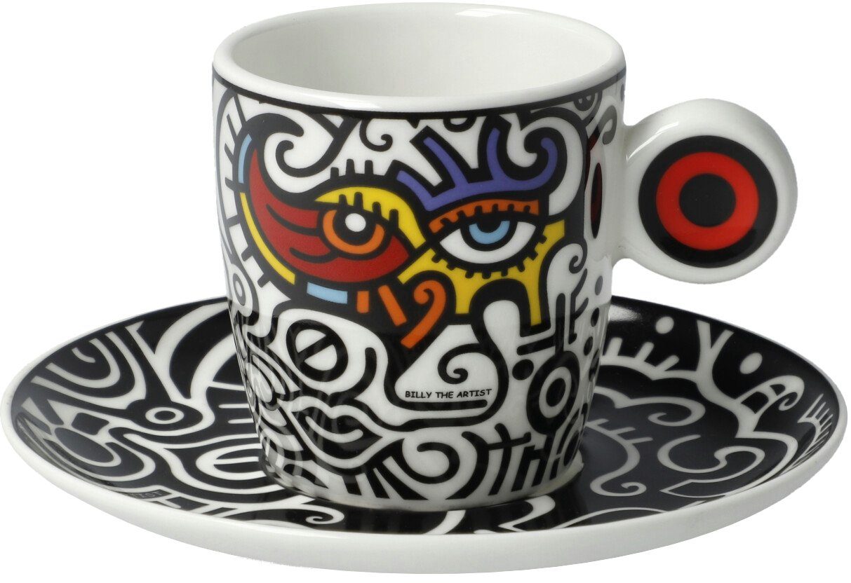 - Artist Eyes Billy Porzellan, Billy the I Espressotasse Bright Artist, Pop The Art, Goebel