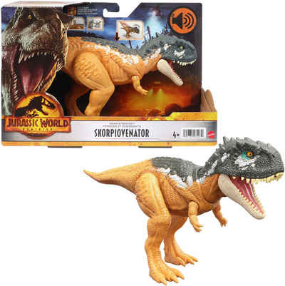 Mattel® Spielfigur »Jurassic World, Roar Strikers Skorpiovenator«, mit Soundeffekten