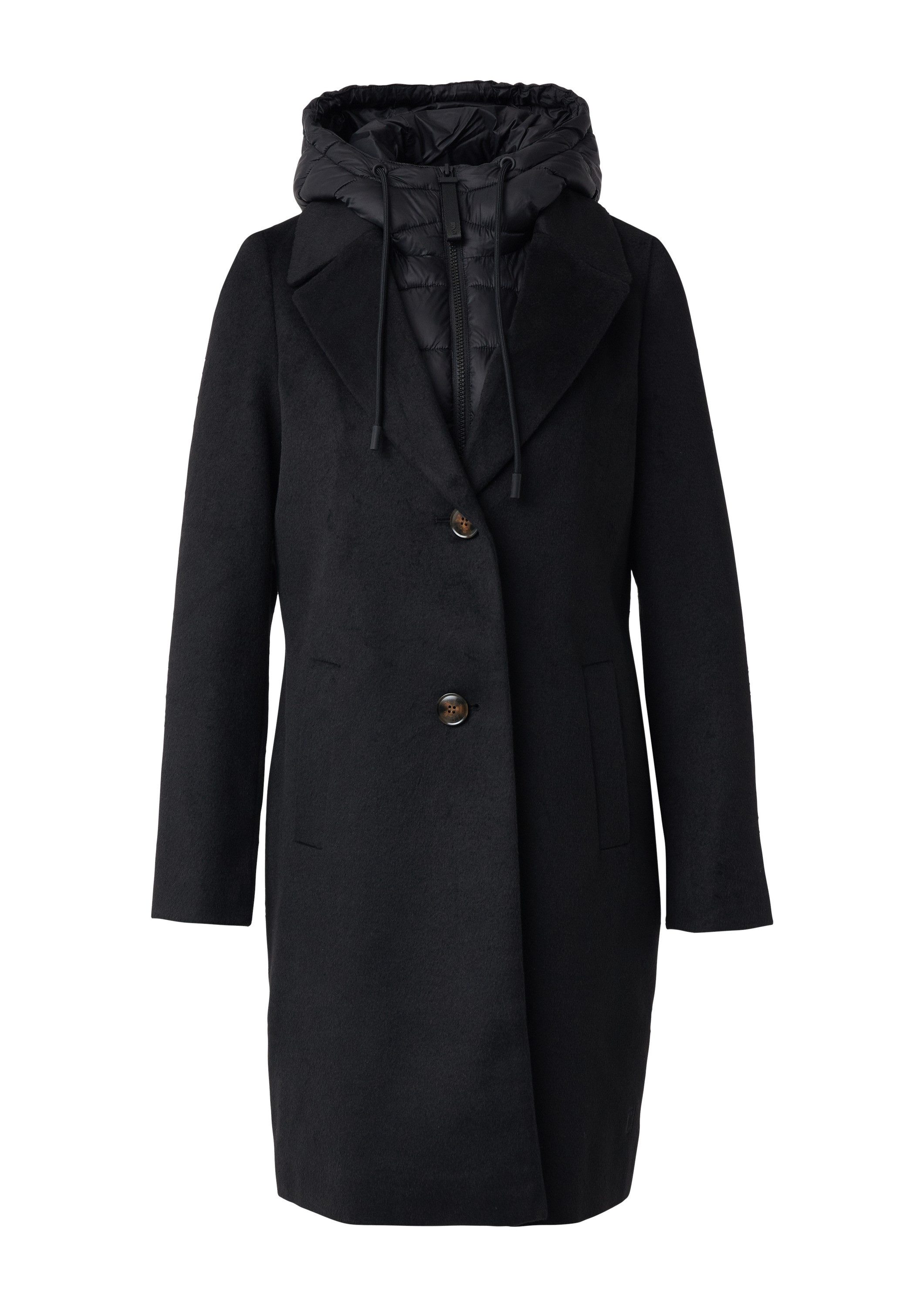 comma Funktionsmantel Outdoor-Mantel Wollmixmantel mit herausnehmbarem Step günstig online kaufen