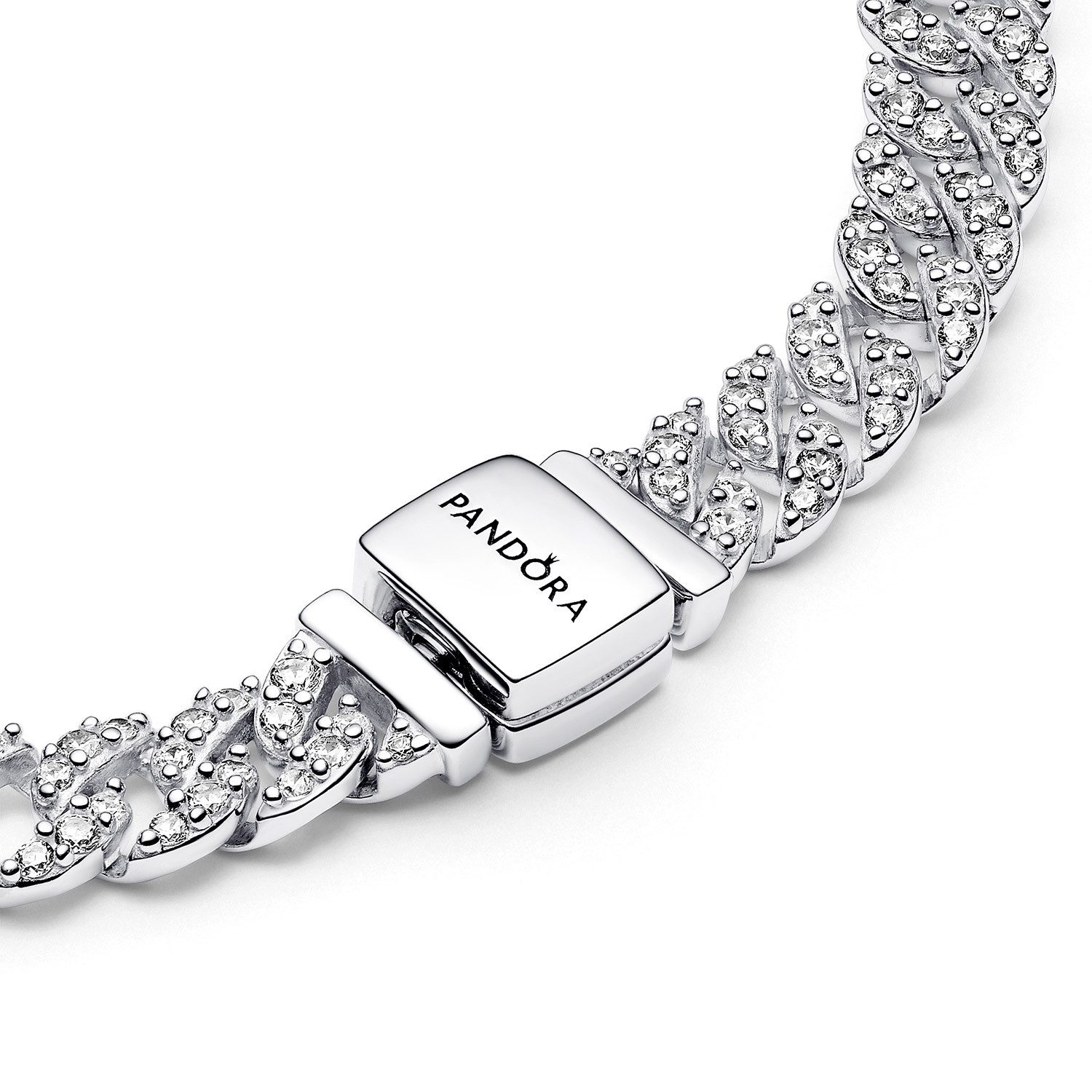 Pandora Silberarmband Damen-Silber Zeitloses Pavé günstig online kaufen