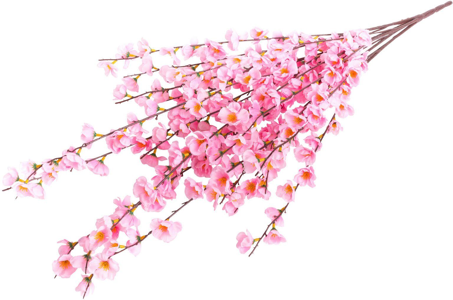 Kunstblume Frühlingsblütenbusch Botanic-Haus, cm Blüten, Höhe 80