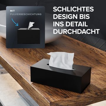 ovimar Papiertuchbox Gronnoya (1 St), aus Edelstahl in Schwarz zur