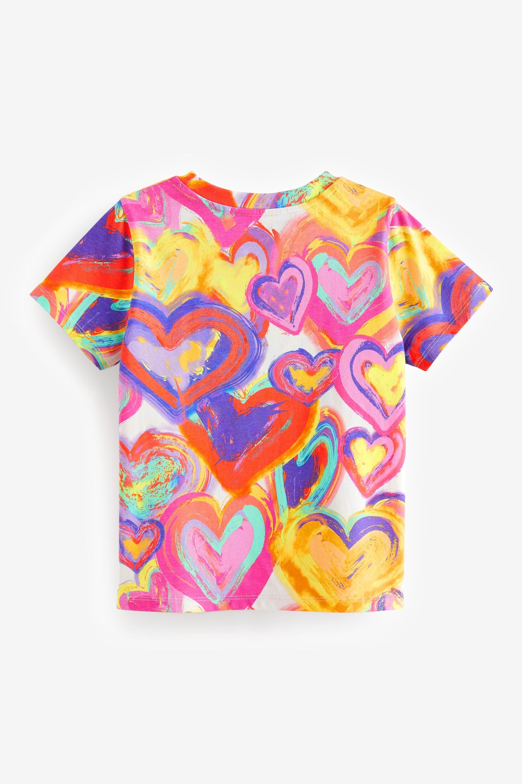 T-Shirt Bright (1-tlg) Next T-Shirt Hearts