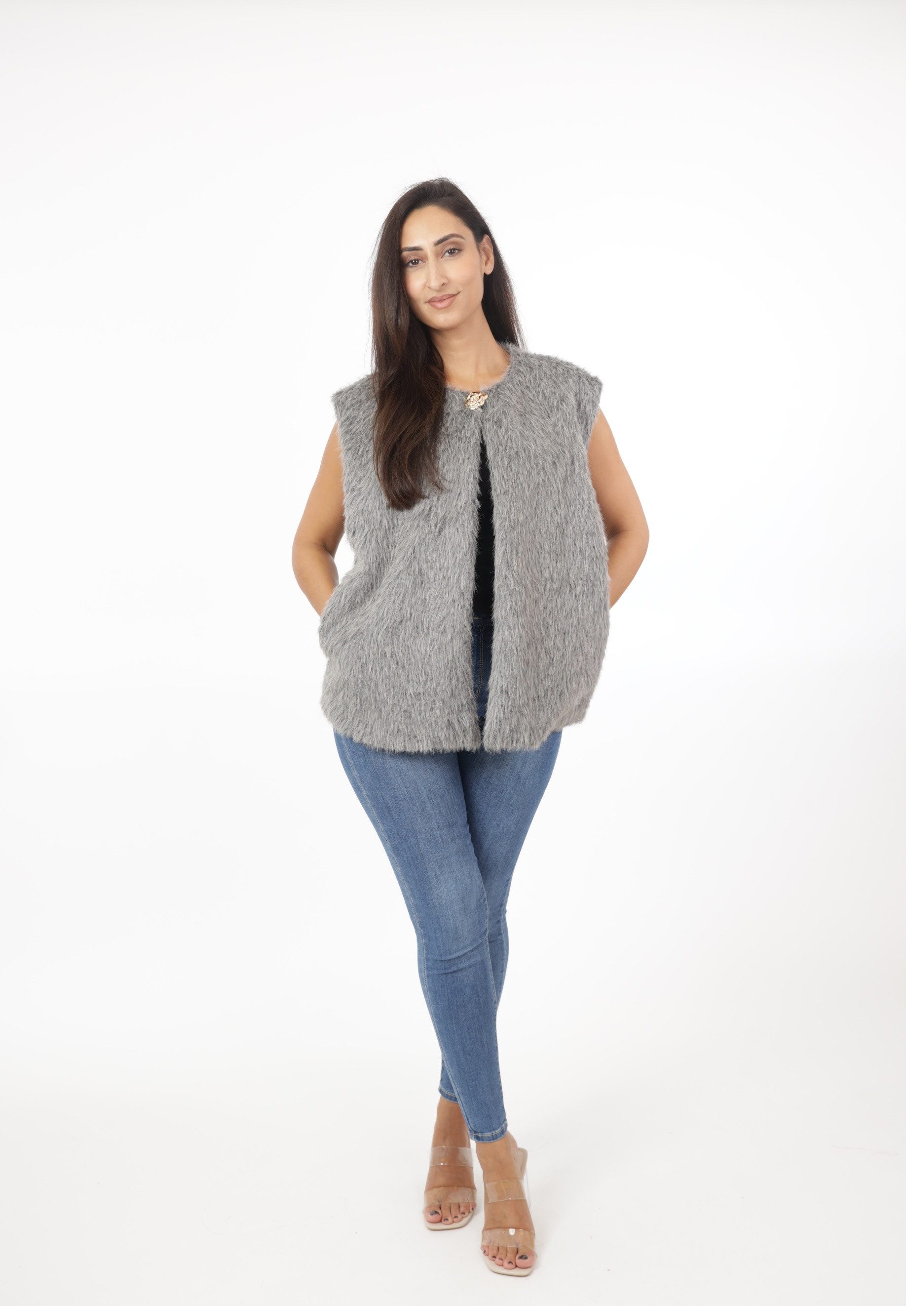 Elara Plüschweste Weste