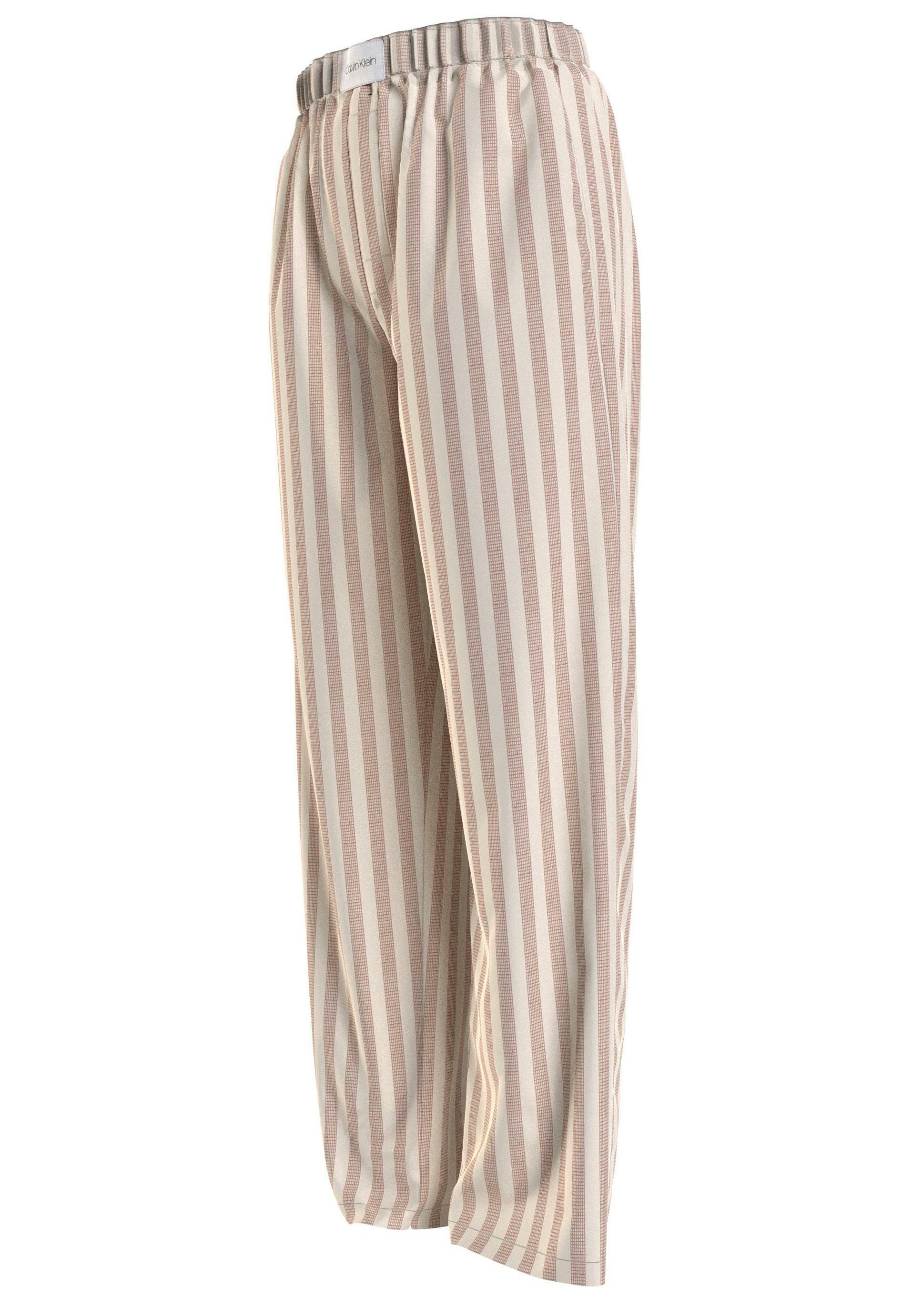 Calvin Klein SLEEP elastischem PANT Pyjamahose Bund mit natur Underwear