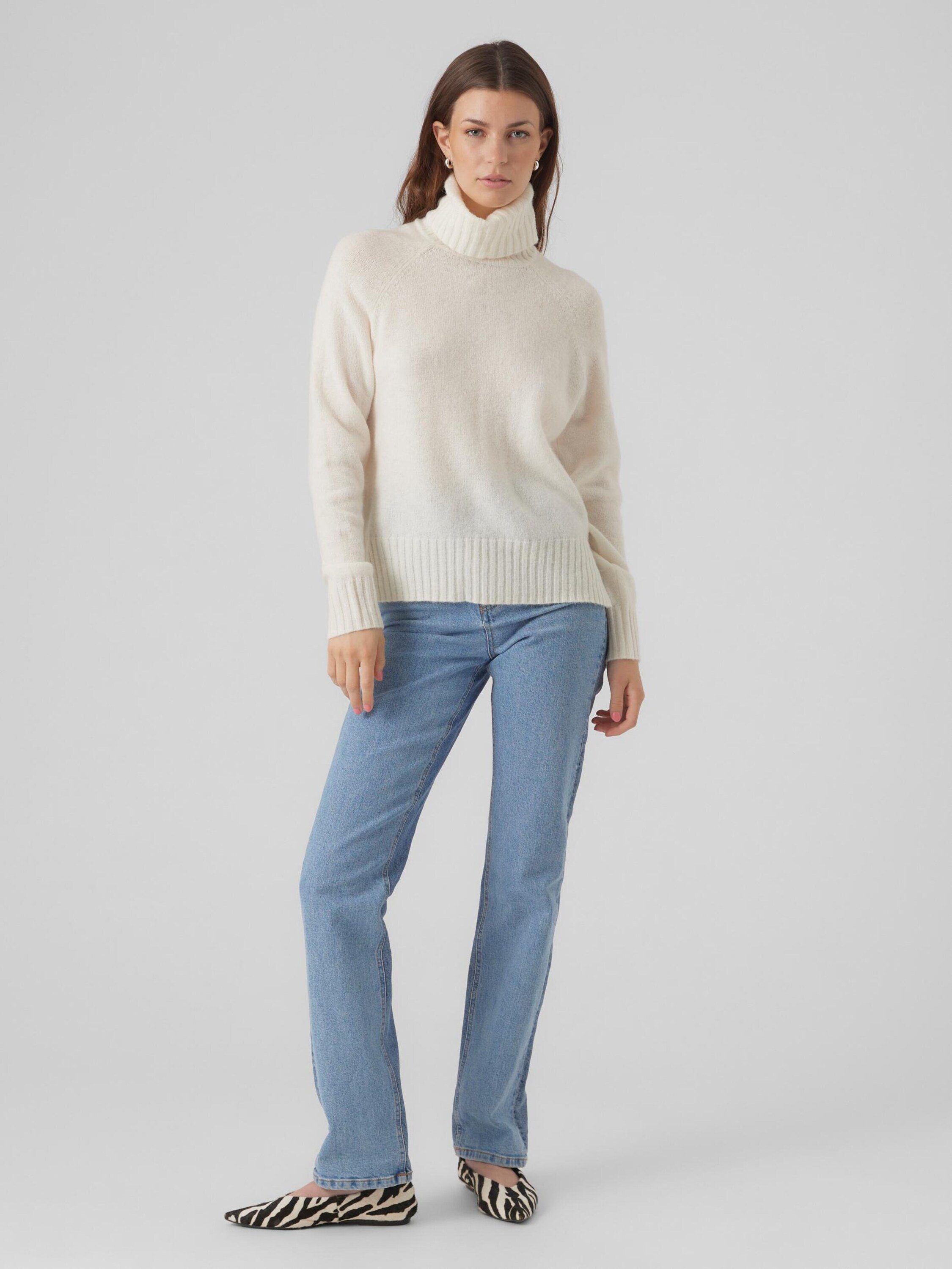 Vero Moda Rollkragenpullover DANIELA (1-tlg) Plain/ohne Details