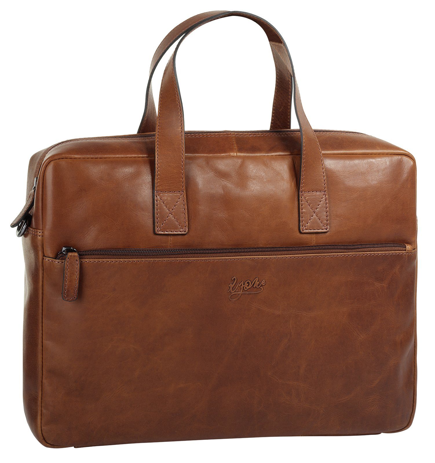 X-Zone Aktentasche, echt Leder günstig online kaufen