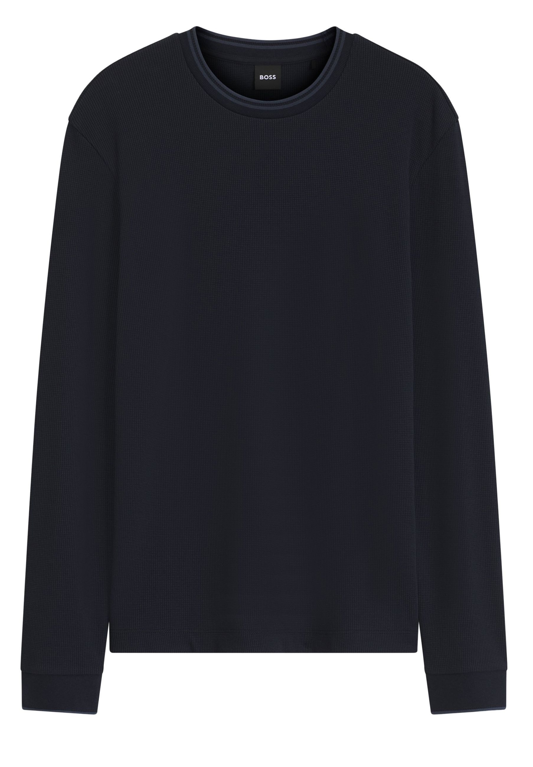 BOSS Langarmshirt H-Talley mit Waffel-Struktur (1-tlg., keine Angabe)