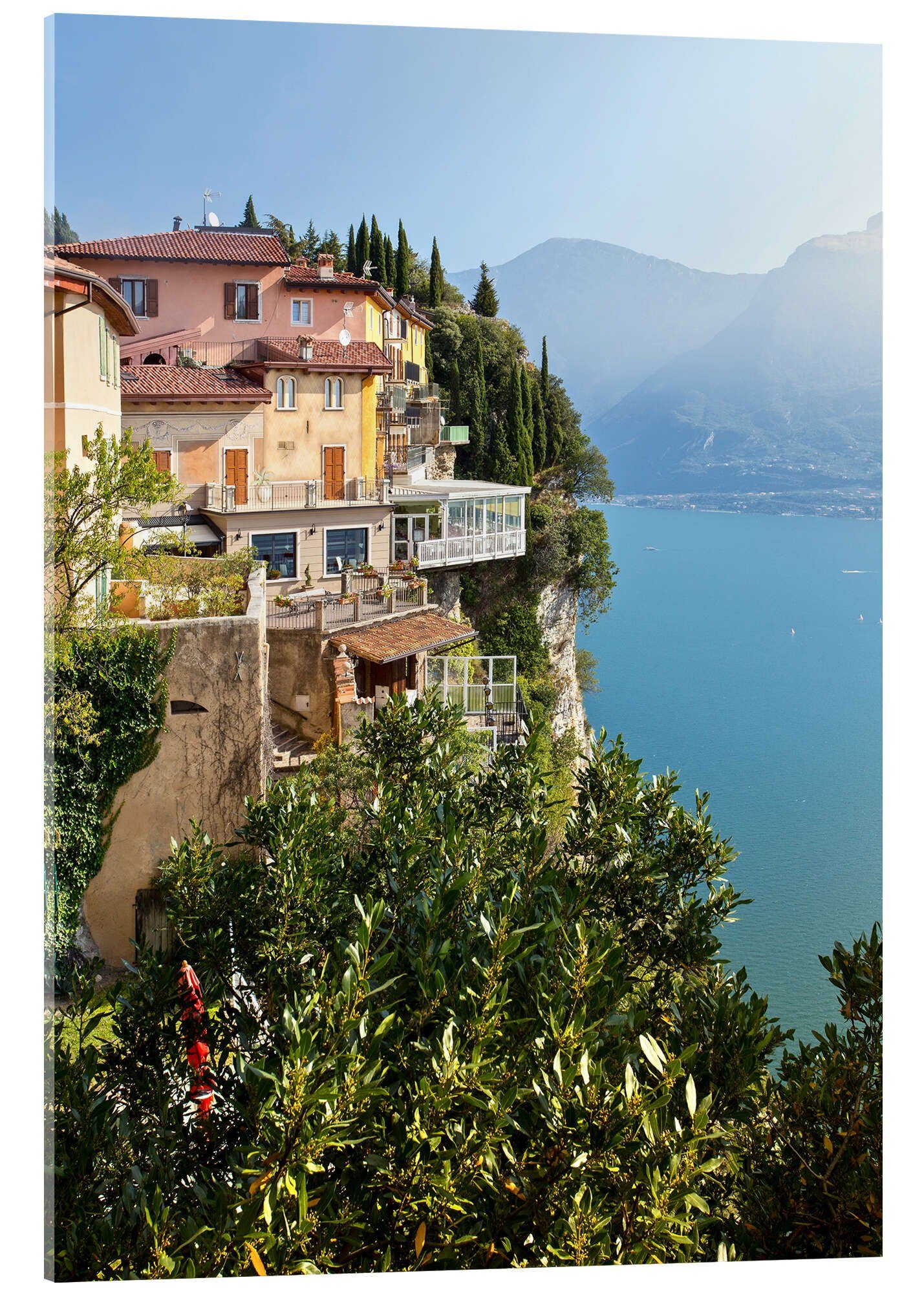 Posterlounge Acrylglasbild Editors Choice, Blick auf die berühmte Terrasse der Kleinstadt Tremosine, Fotografie