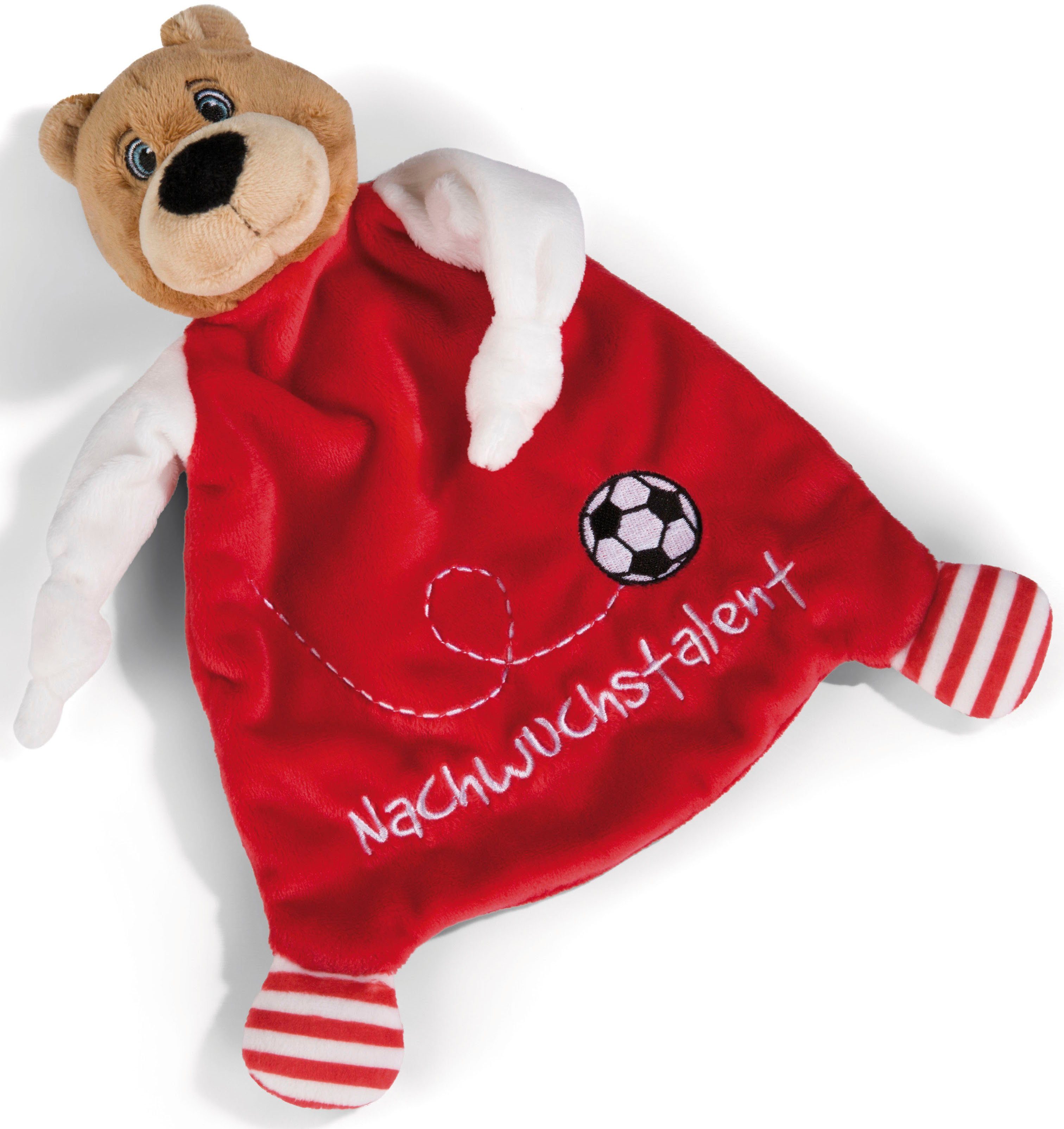 Nici Schmusetuch FC BAYERN MÜNCHEN Bär Berni, 25 cm