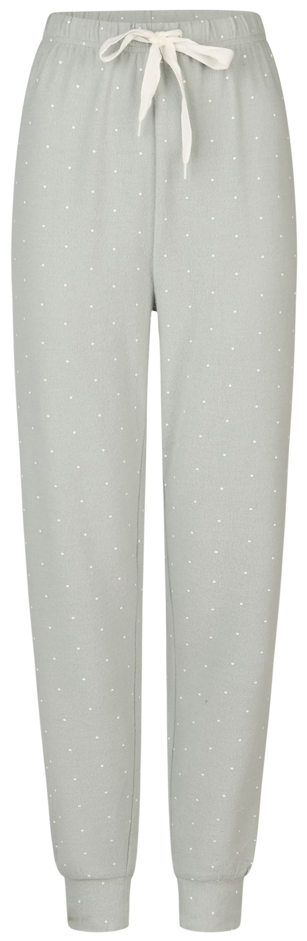 By Louise Pyjamahose Winter Whispers (1-tlg., 1-teilig) Damen Homewear Strick Relaxhose lang Bündchen Schlafhose Loungewear