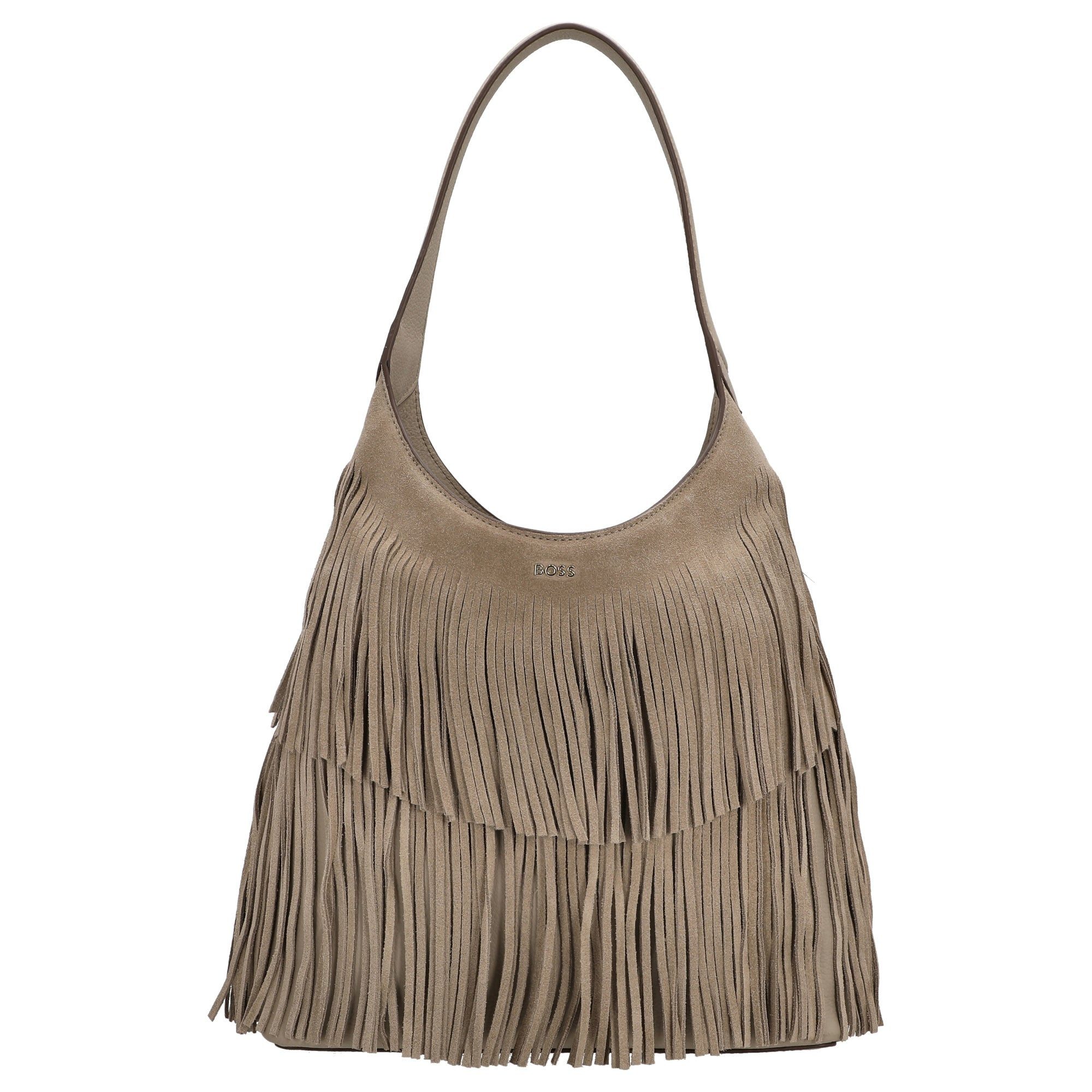 BOSS Umhängetasche Lenah Hobo - Schultertasche 39.5 cm (light beige) günstig online kaufen